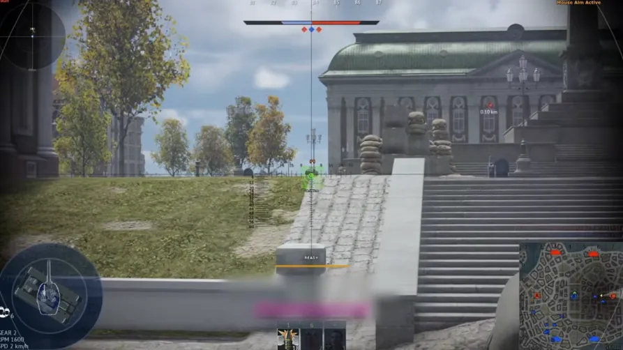 War Thunder weapons laid out for a enemy vehicle loadout comparison